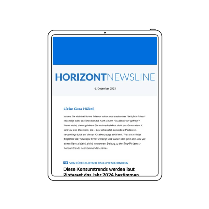 horizont.jobs – Newsletter